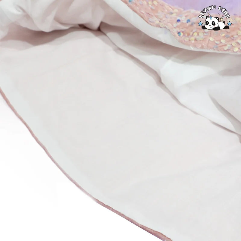 LEZONKIDS - Professional Factory Colorful Multi Layered Cake Sequin Dress Flower Princess Girl Dress for Children's